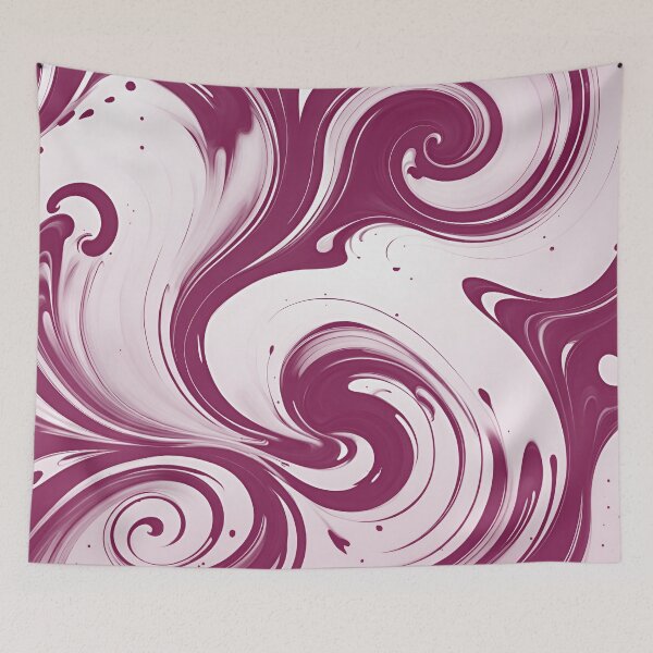 Item preview, Ink Swirls | Purple Acrylic Paint Swirls  designed and sold by ObsidianDaz.