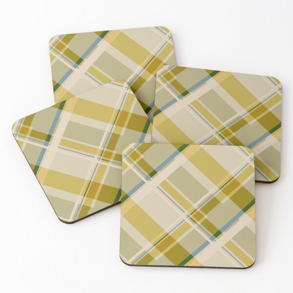 Item preview, Citrine Lattice Plaid designed and sold by latheandquill.