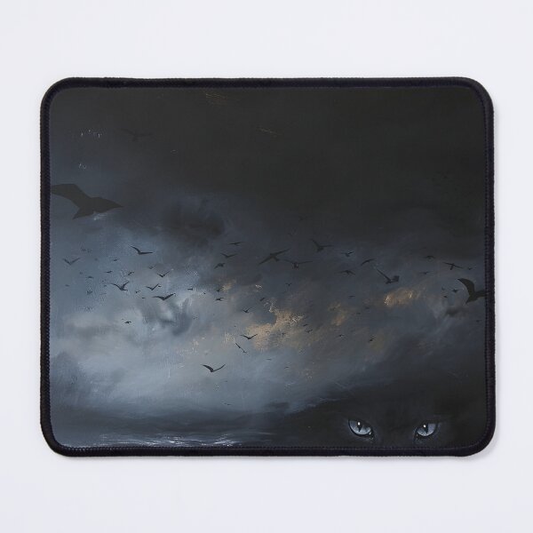 Item preview, Dark landscape with cat eyes designed and sold by dcrc.