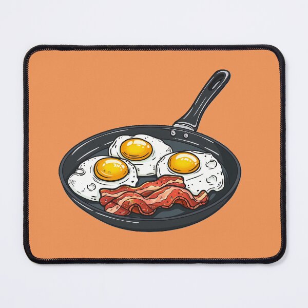 Item preview, Pan Fried Eggs and Bacon designed and sold by sakurashorty.