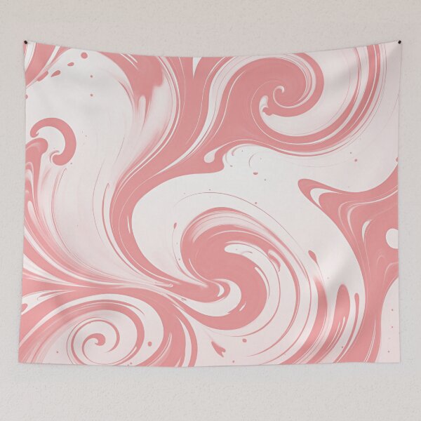 Item preview, Ink Swirls | Pink Acrylic Paint Swirls  designed and sold by ObsidianDaz.