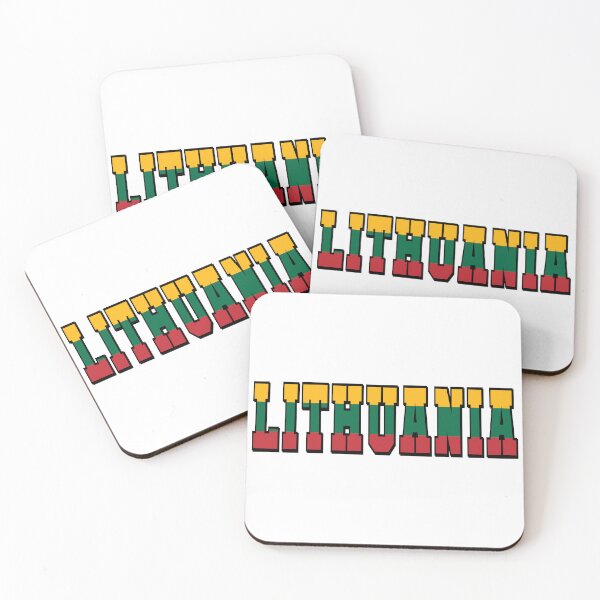 Item preview, Lithuania Country Flag Typography designed and sold by TravelWish.