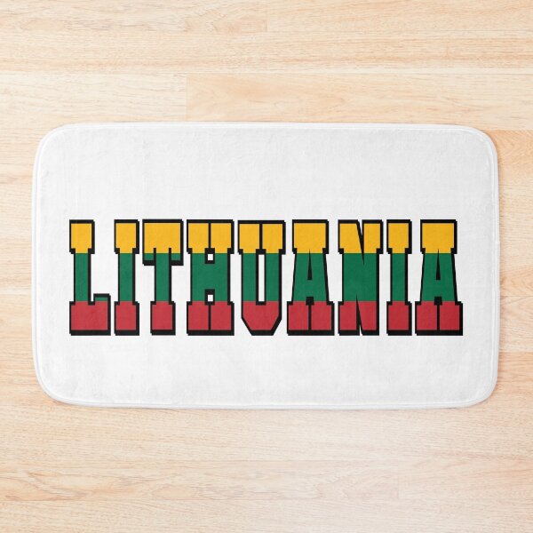 Item preview, Lithuania Country Flag Typography designed and sold by TravelWish.