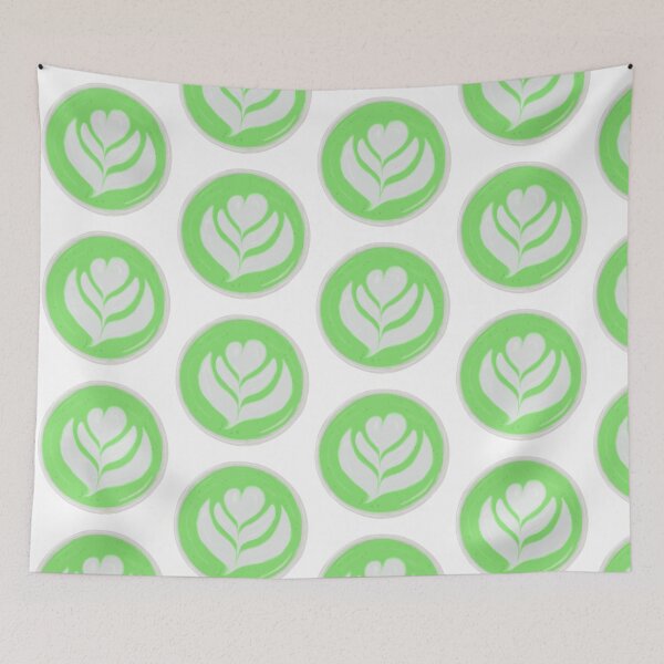 Item preview, Latte Art in a Paper Cup Green designed and sold by chelseabolles.