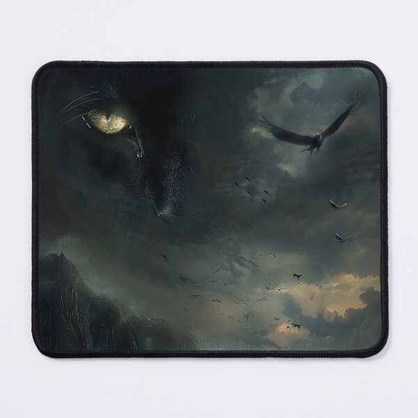 Item preview, Dark landscape with cat eyes designed and sold by dcrc.