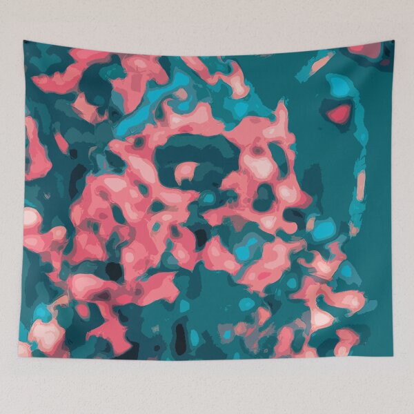 Item preview, Pink and Sky Pour: Colorful Abstract Masterpiece designed and sold by GAP90.