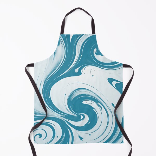 Item preview, Ink Swirls | Teal Acrylic Paint Swirls  designed and sold by ObsidianDaz.