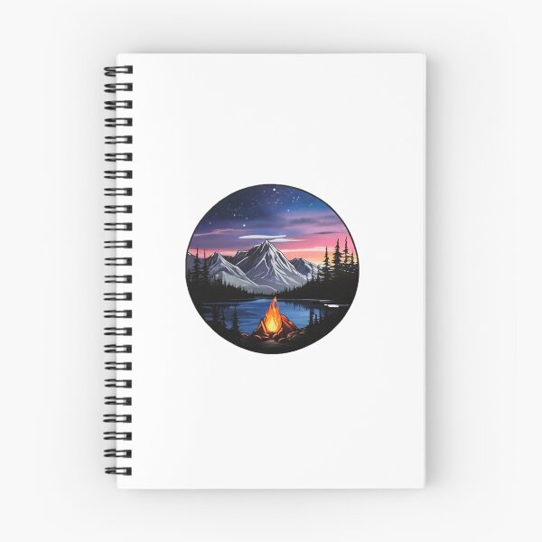 Item preview, Midnight Campfire - Wilderness Adventure Artwork designed and sold by Daniel Haddad.
