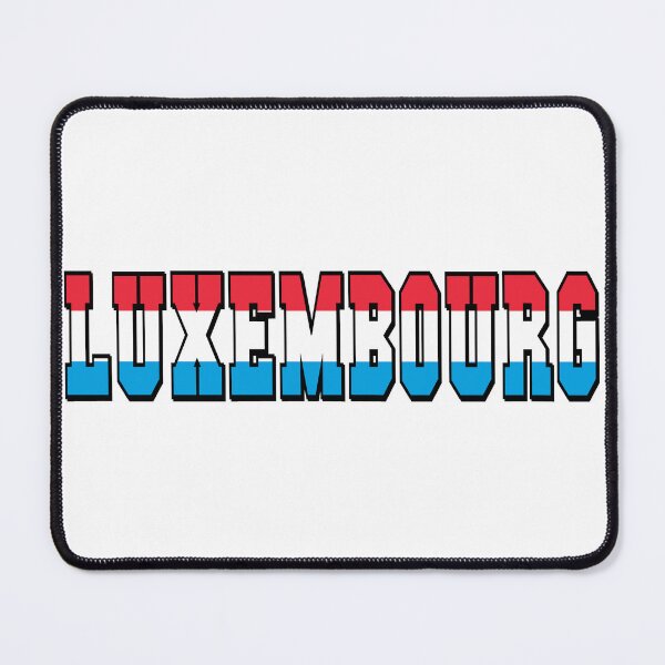 Item preview, Luxembourg Country Flag Typography designed and sold by TravelWish.