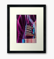 Vaper Coil Art Framed Print
