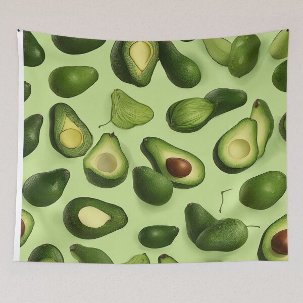Item preview, "Avocado Dreams: A Luscious Pattern of Green Delight" designed and sold by PetalPerfection.