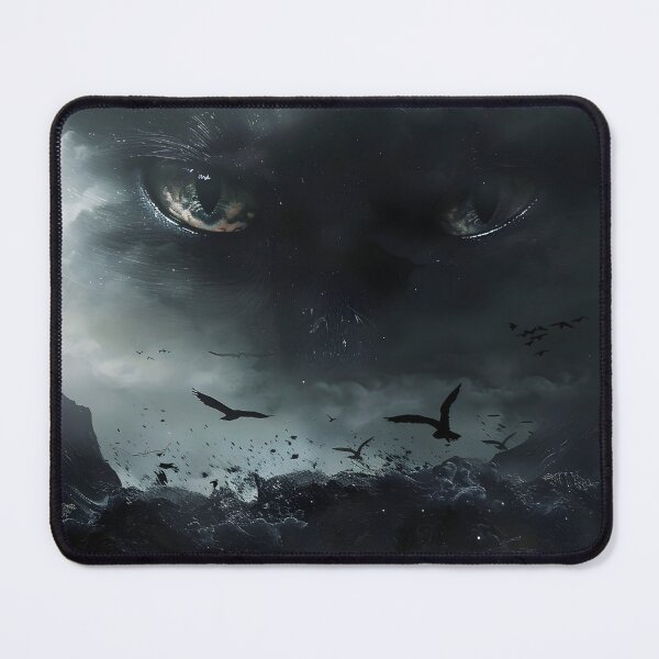 Item preview, dark landscape with cat eyes designed and sold by dcrc.