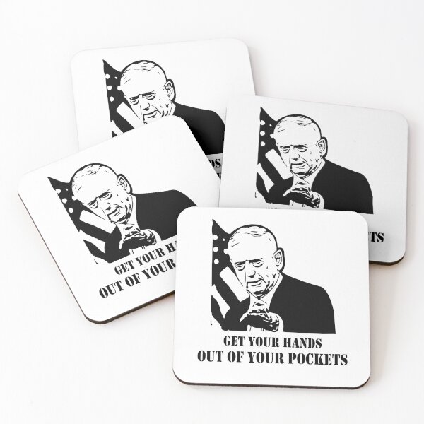 Item preview, General Mad Dog Mattis Get Your Hands Out Of Your Pockets designed and sold by LaurenElin.