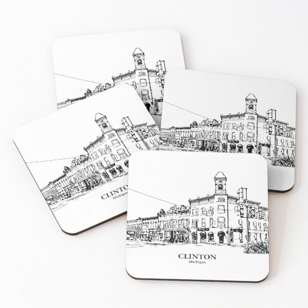 Item preview, Clinton - Michigan designed and sold by Lakeric Cityscapes.
