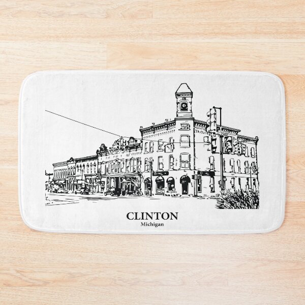 Item preview, Clinton - Michigan designed and sold by Lakeric Cityscapes.