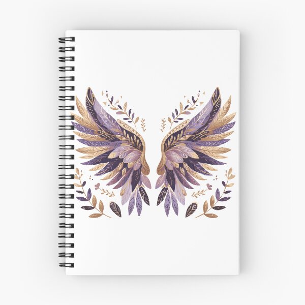 Item preview, Angel Wings Purple and Gold designed and sold by heartsake.
