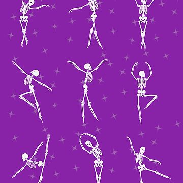 Artwork thumbnail, Fun Dancing Skeletons by gthylla