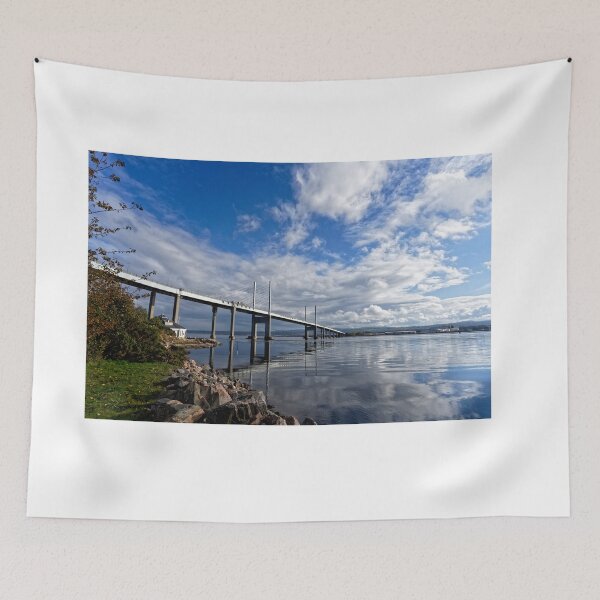 Item preview, Kessock Bridge over Beauly Firth from North Kessock designed and sold by Stephen Frost.