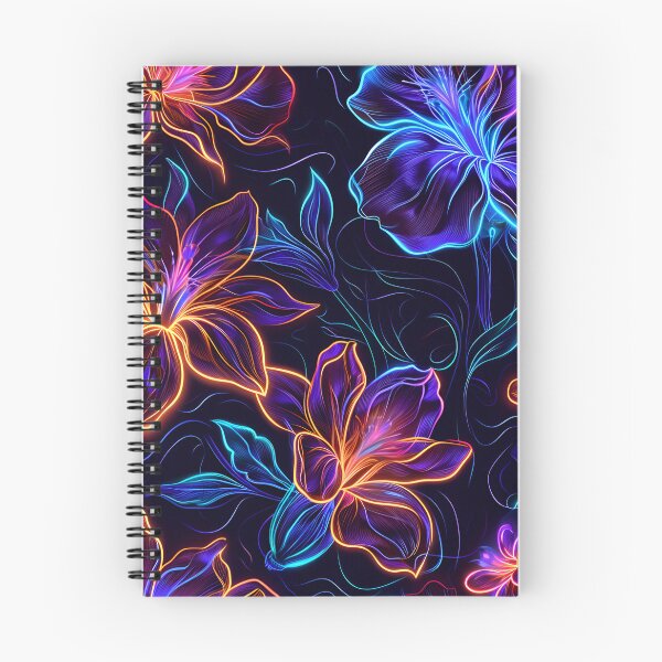 Item preview, Neon Flower Colorful Multicolor Flower  designed and sold by eviesfashion.