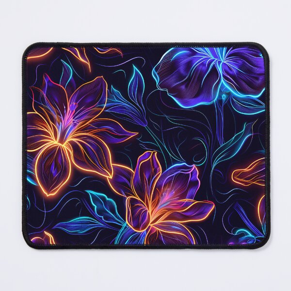 Aperçu de l'œuvre Neon Flower Colorful Multicolor Flower créée et vendue par eviesfashion.