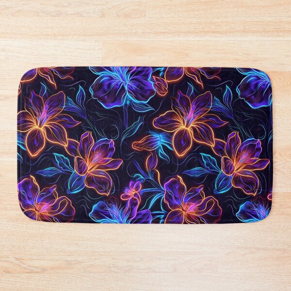 Item preview, Neon Flower Colorful Multicolor Flower  designed and sold by eviesfashion.