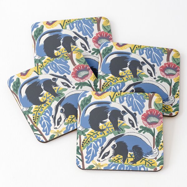 Item preview, Badgers contemporary pattern designed and sold by Folksy Living.