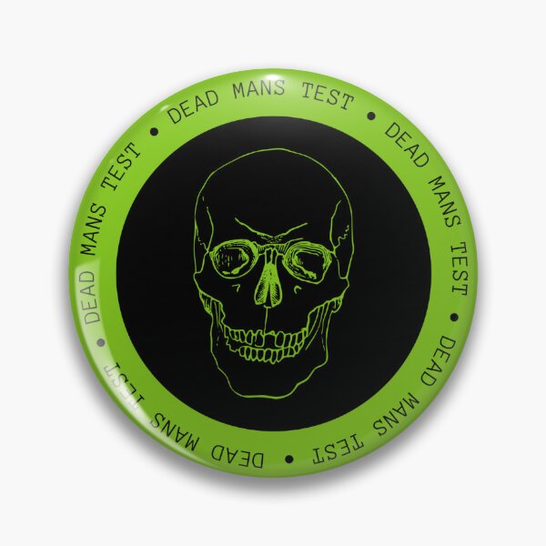 Item preview, Dead mans test sticker designed and sold by TheBxChanger.