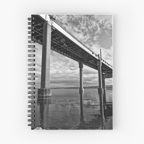 Item preview, Kessock Bridge over Beauly Firth from North Kessock (monochrome) designed and sold by Stephen Frost.