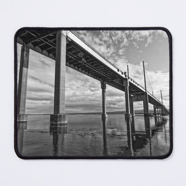 Item preview, Kessock Bridge over Beauly Firth from North Kessock (monochrome) designed and sold by Stephen Frost.