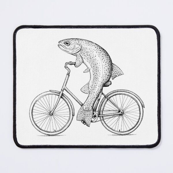Item preview, Bike Trout designed and sold by HabbyArt.