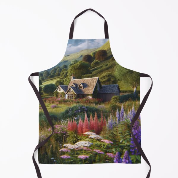 Item preview, Cottagecore Landscape Cute Floral Rural Countryside Aesthetic designed and sold by LewaTahami.