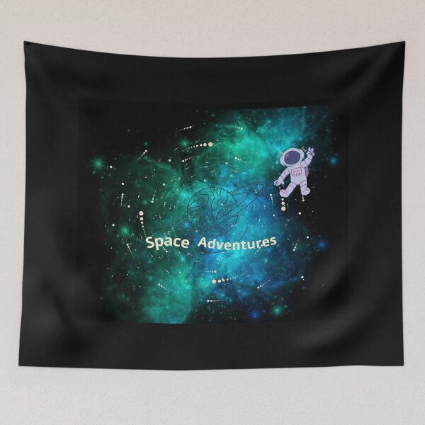 Aperçu de l'œuvre Aventure spatiale T-shirt classique créée et vendue par asmae asmae.