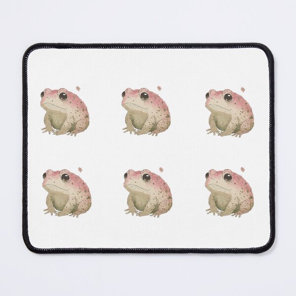 Item preview, Pink frog set, sad frog bundle, girl frog pack - 6 pieces designed and sold by EmeraldeaArt.