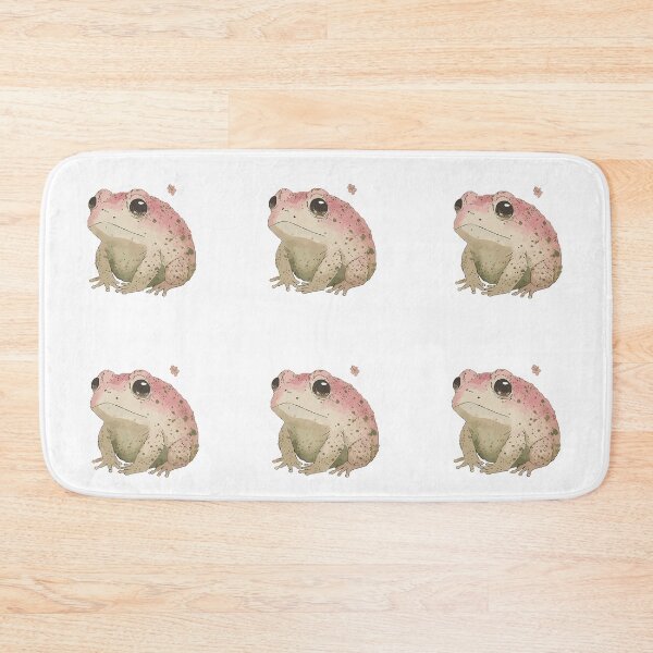 Item preview, Pink frog set, sad frog bundle, girl frog pack - 6 pieces designed and sold by EmeraldeaArt.