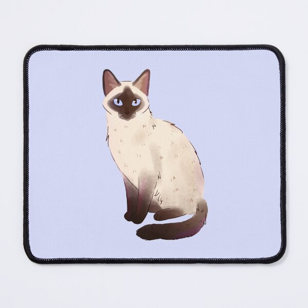 Item preview, Siamese cat cute art designed and sold by YaraCuteArt.