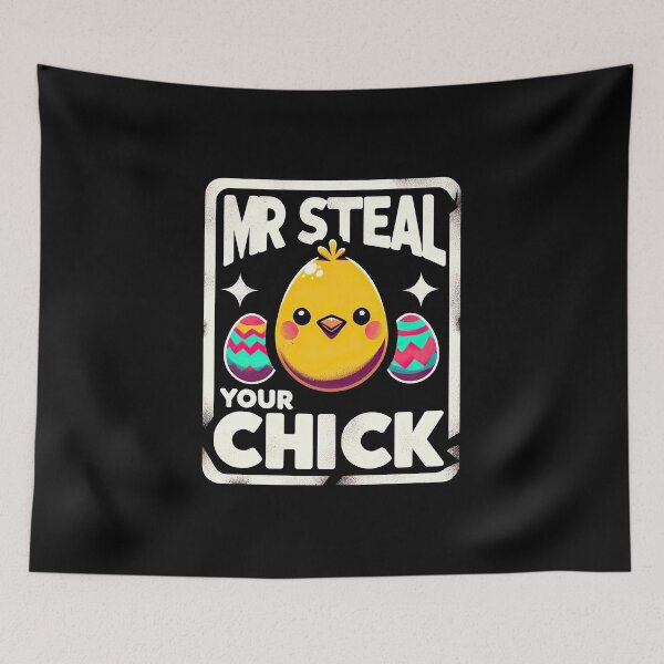 Item preview, Mr Easter Steal Your Chick Funny Spring Humor Boys Toddlers T-Shirt designed and sold by MAPDDesigns.