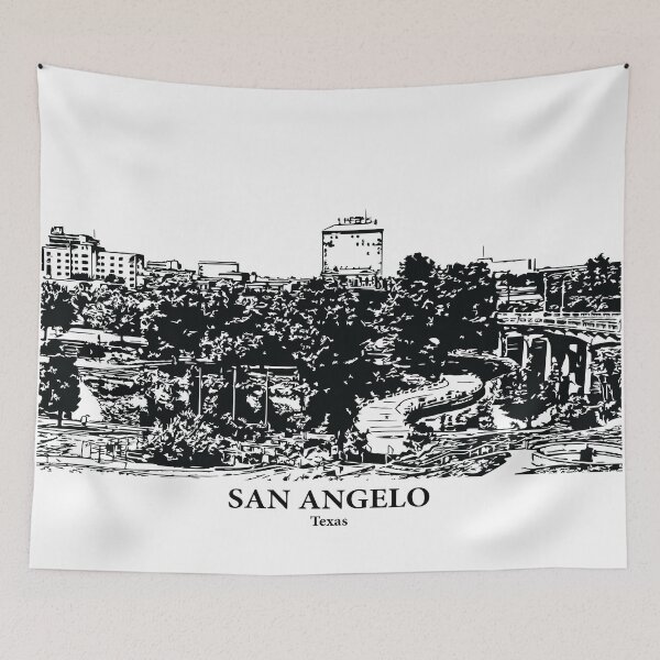 Item preview, San Angelo - Texas designed and sold by Lakeric Cityscapes.