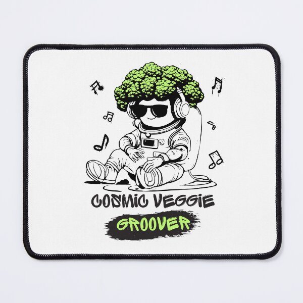 Item preview, Cosmic Veggie Groover Astronaut Broccoli designed and sold by TrueArtsStore.