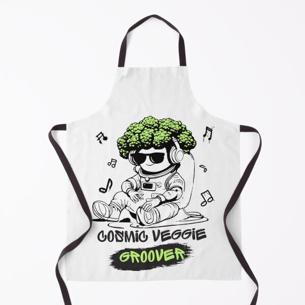 Item preview, Cosmic Veggie Groover Astronaut Broccoli designed and sold by TrueArtsStore.