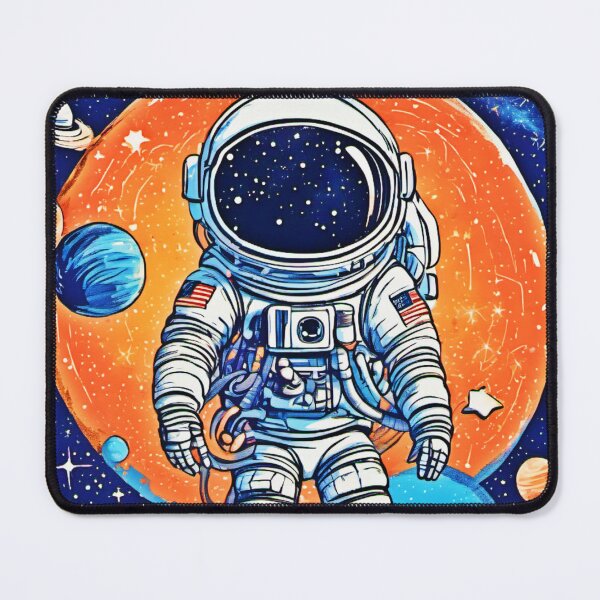 Item preview, Astronaut Emitting Cosmic Glow designed and sold by Health And Fitness Posts e-Store.
