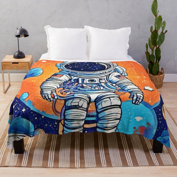 Item preview, Astronaut Emitting Cosmic Glow designed and sold by Health And Fitness Posts e-Store.