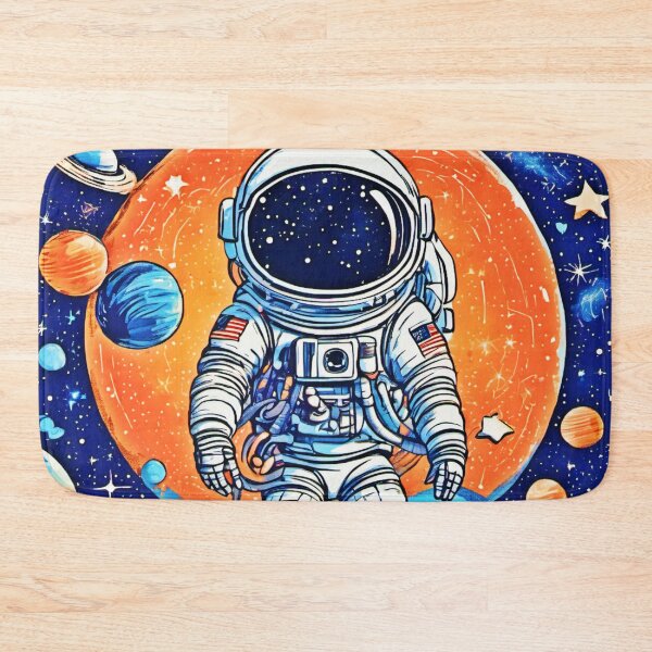 Item preview, Astronaut Emitting Cosmic Glow designed and sold by Health And Fitness Posts e-Store.