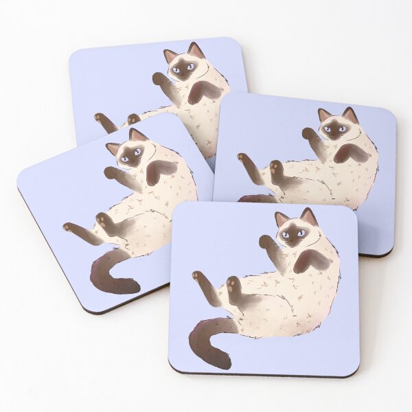 Item preview, Cute Siamese cat cute  designed and sold by YaraCuteArt.