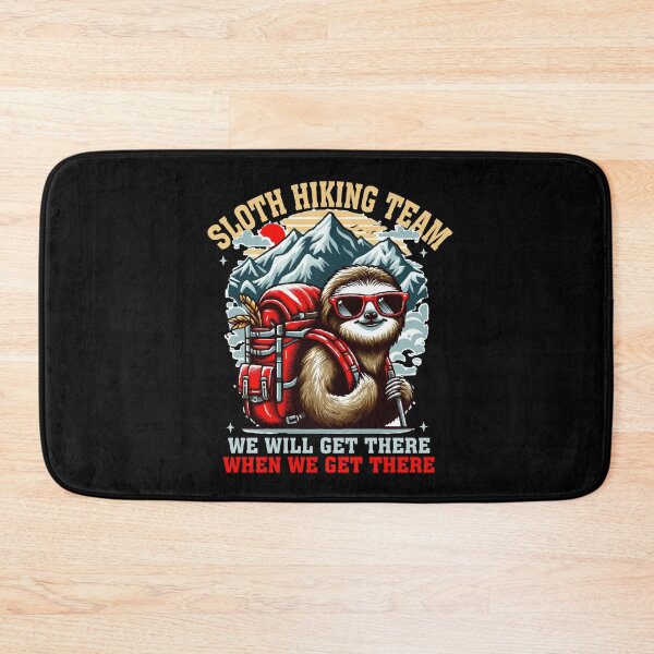 Item preview, Sloth Hiking Team We Will Get There When We Get There - Funny Sloth Vintage designed and sold by Empiredesigner3.