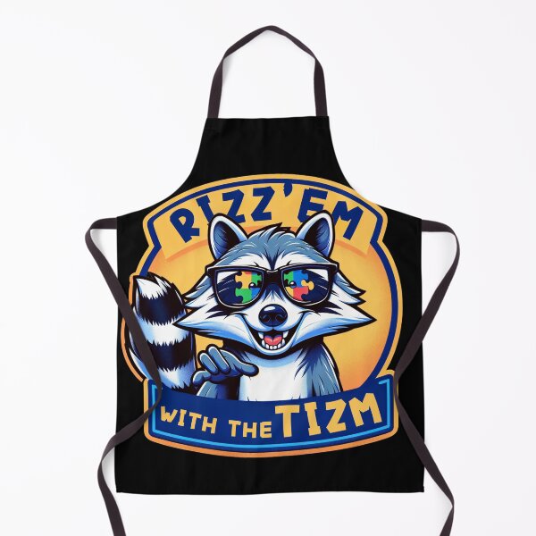 Item preview, Rizz Em With The Tism Raccoon Autism Awareness Raccoon Meme designed and sold by Chmielayka.