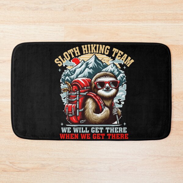 Item preview, Sloth Hiking Team We Will Get There When We Get There - Funny Sloth Vintage designed and sold by Empiredesigner3.