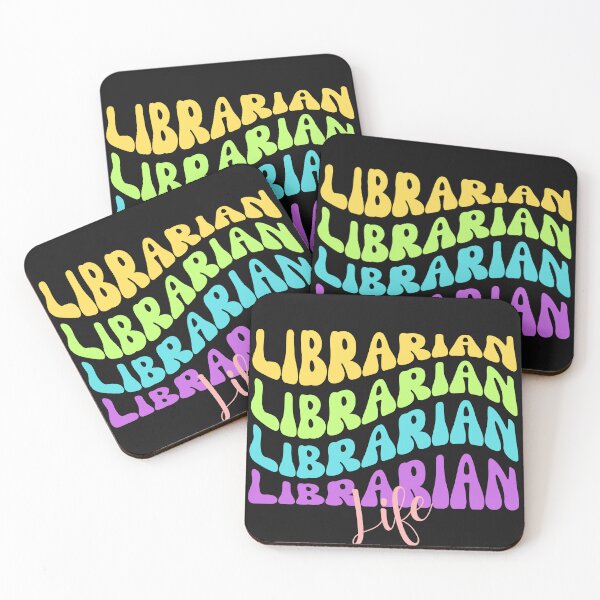 Item preview, Colorful Retro Librarian Life designed and sold by AlienOccupation.