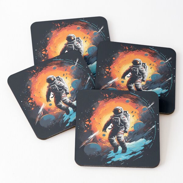 Item preview, The Astronaut Explores Beautiful Space designed and sold by ValueOfArt.