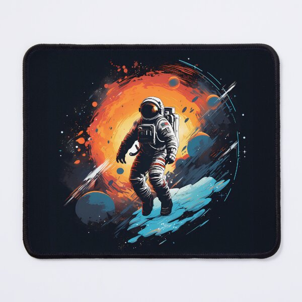 Item preview, The Astronaut Explores Beautiful Space designed and sold by ValueOfArt.