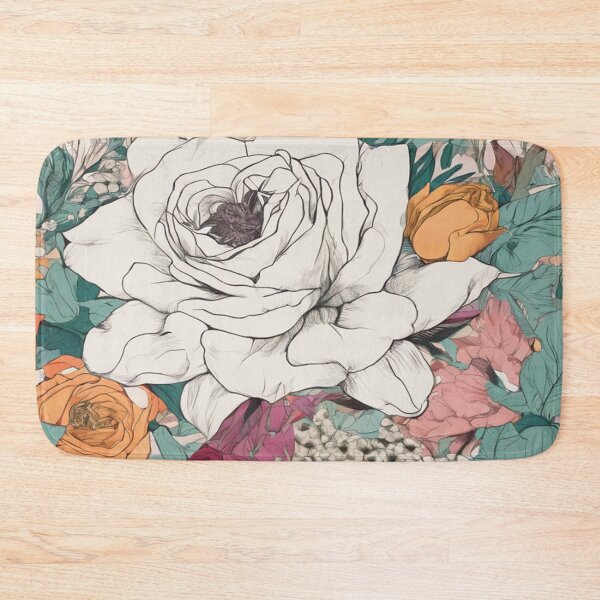 Item preview, Monochrome Majesty: A Floral Symphony in Black and White designed and sold by PetalPerfection.